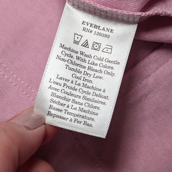 NWT Everlane The Organic Cotton Polo Dress In Lilac Size Medium - Picture 8 of 9